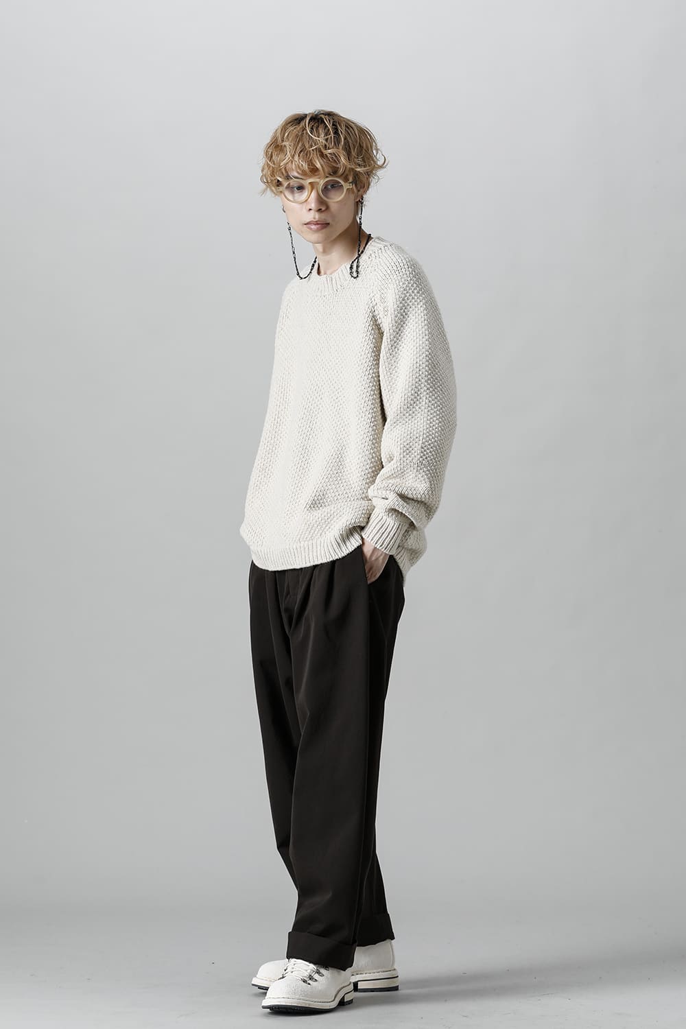 KNIT #52  NATURAL MERICHAN