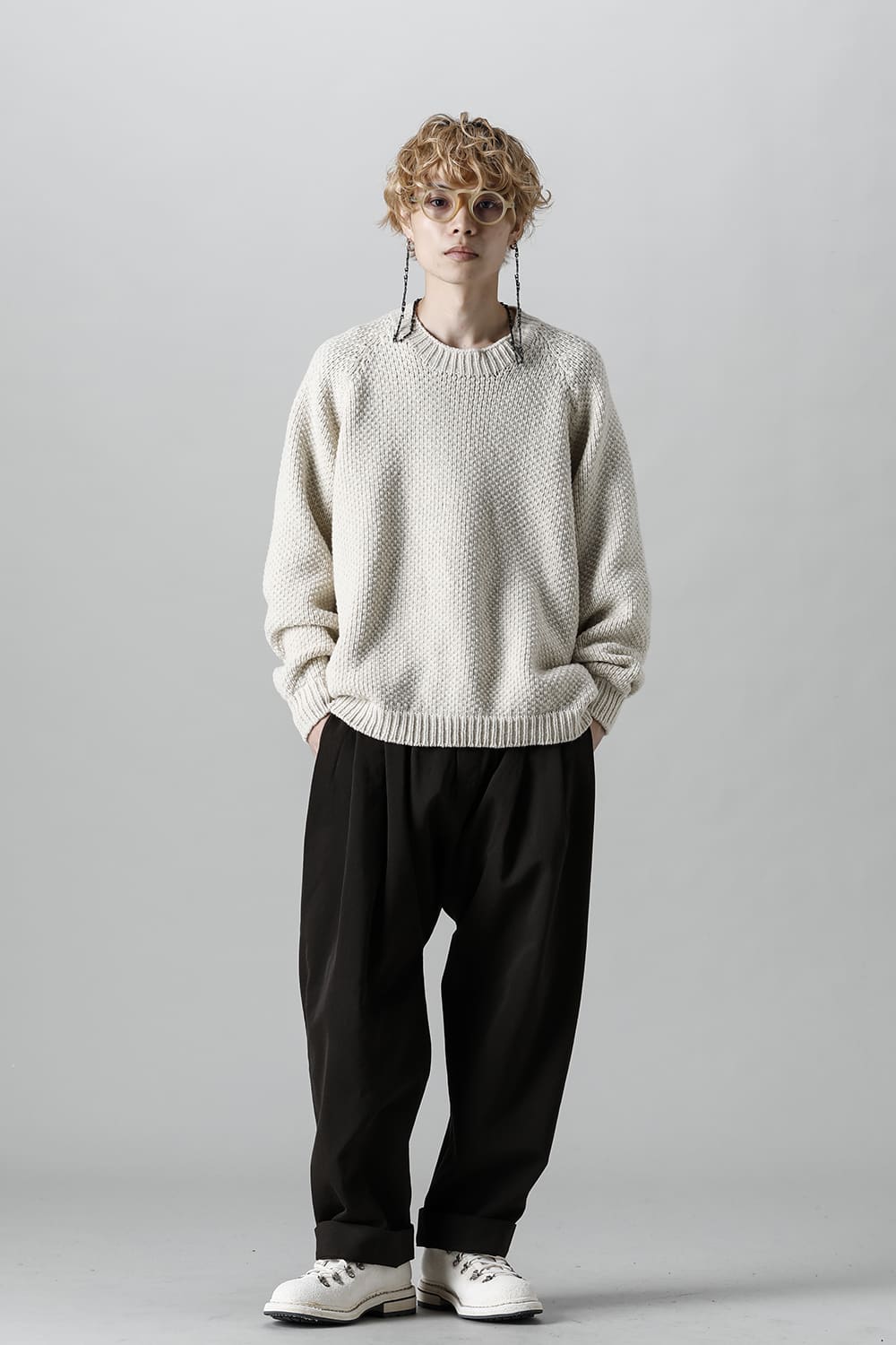 KNIT #52  NATURAL MERICHAN