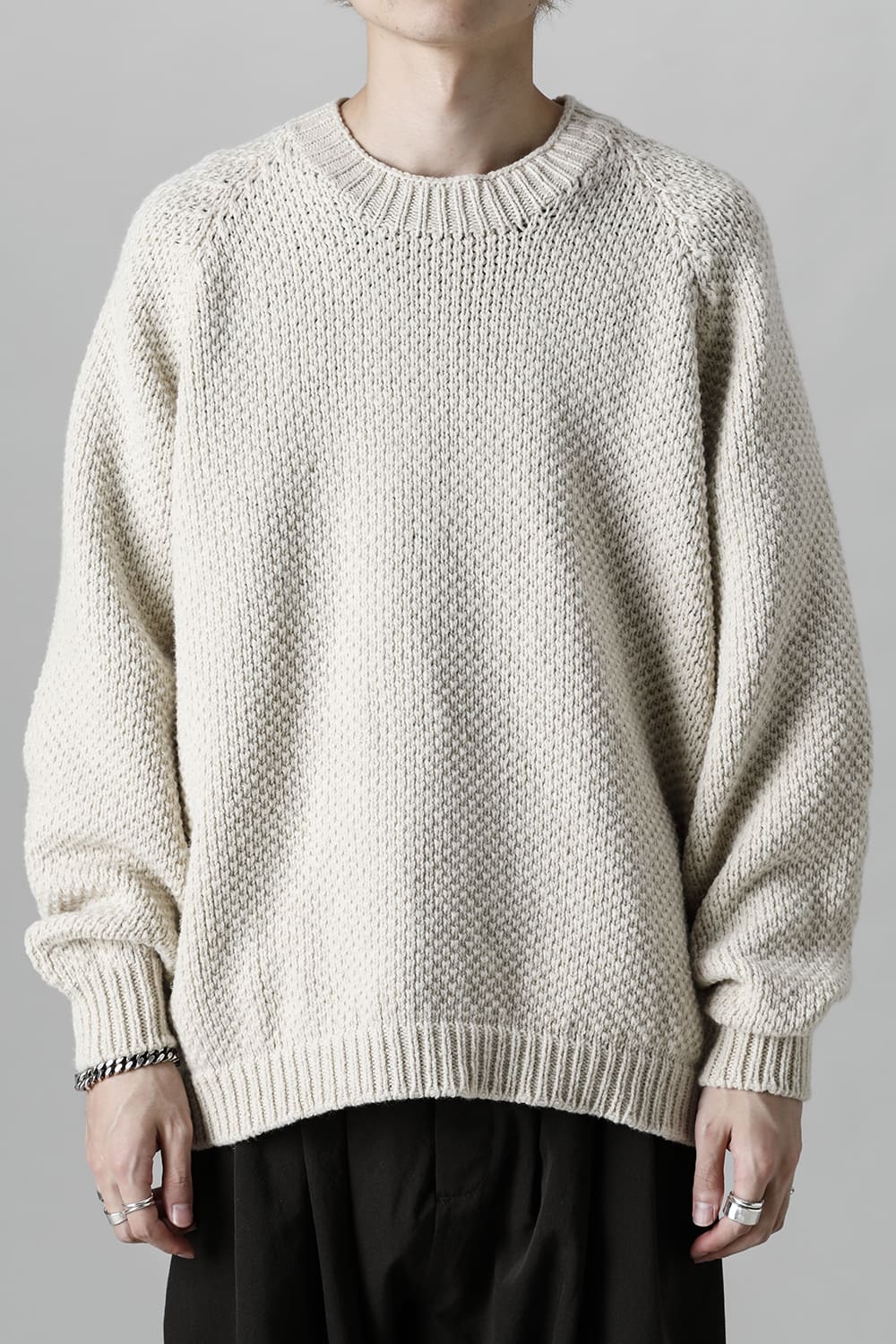 KNIT #52  NATURAL MERICHAN