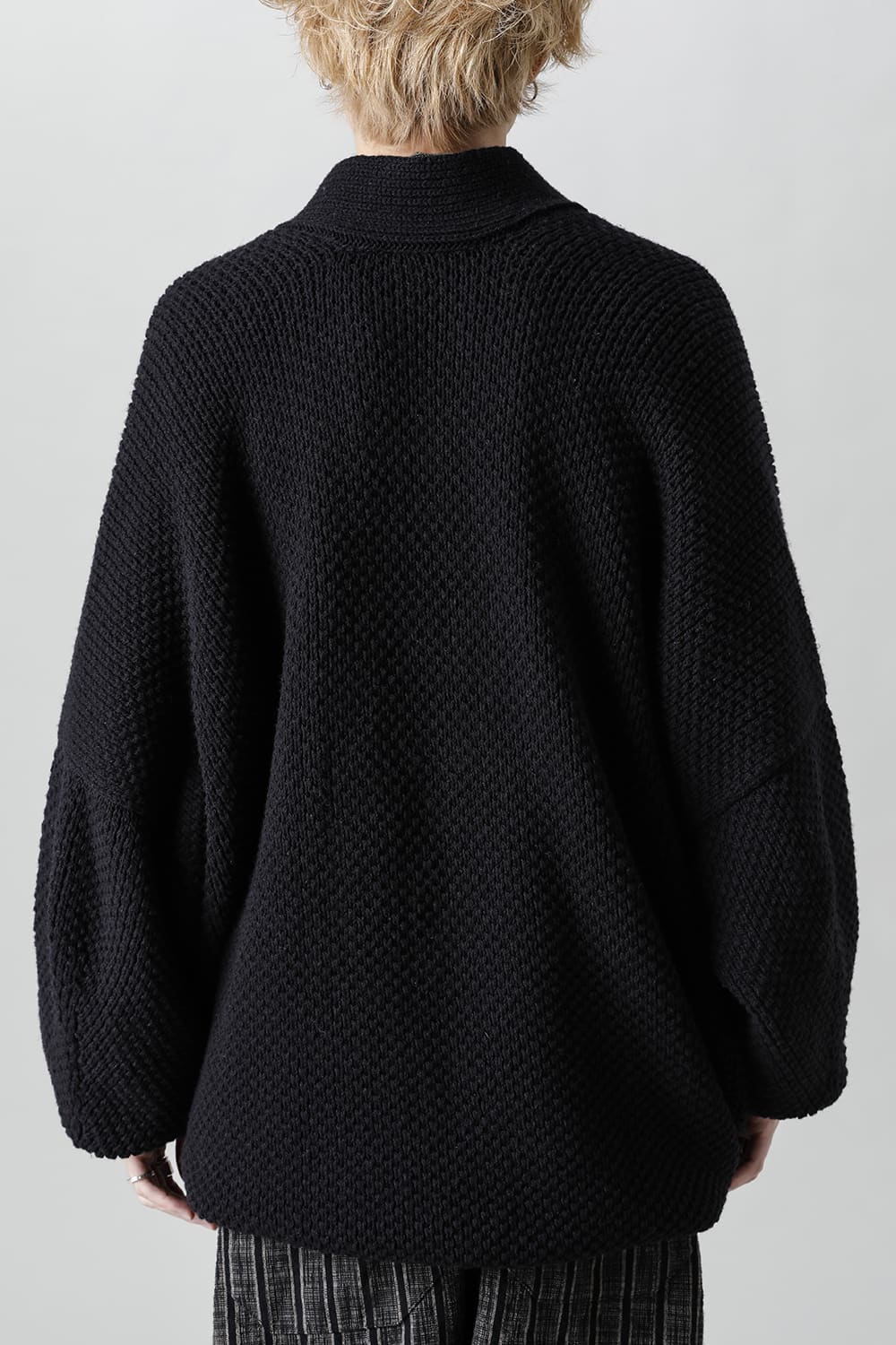 KNIT #53   PITCH BLACK MERICHAN