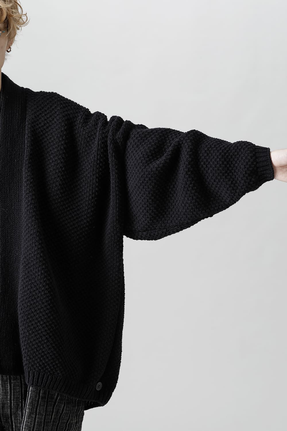 KNIT #53   PITCH BLACK MERICHAN