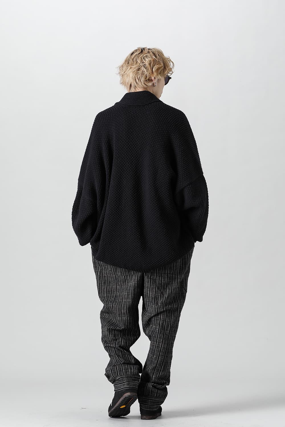 KNIT #53   PITCH BLACK MERICHAN