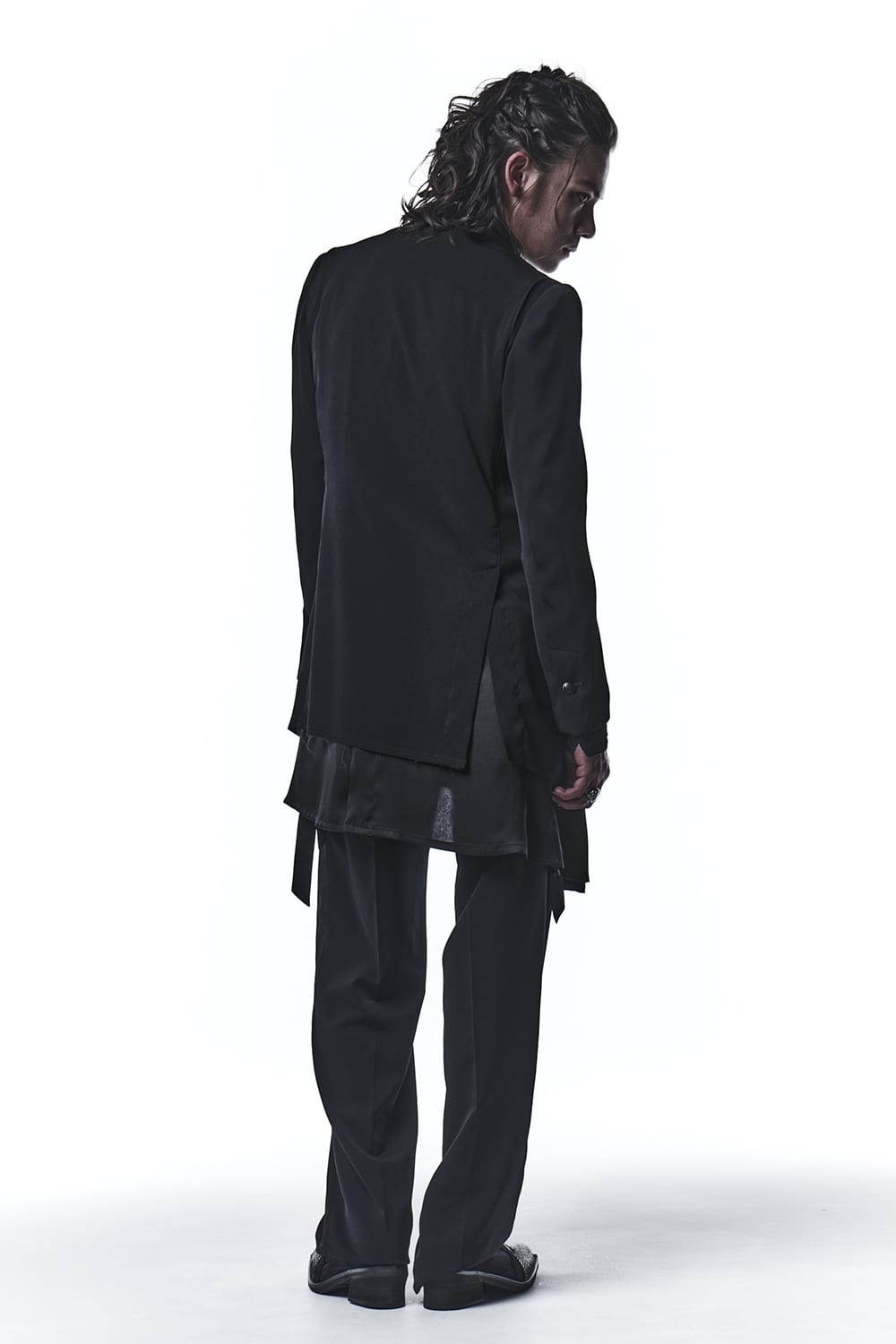 Layerd Peaked Jacket