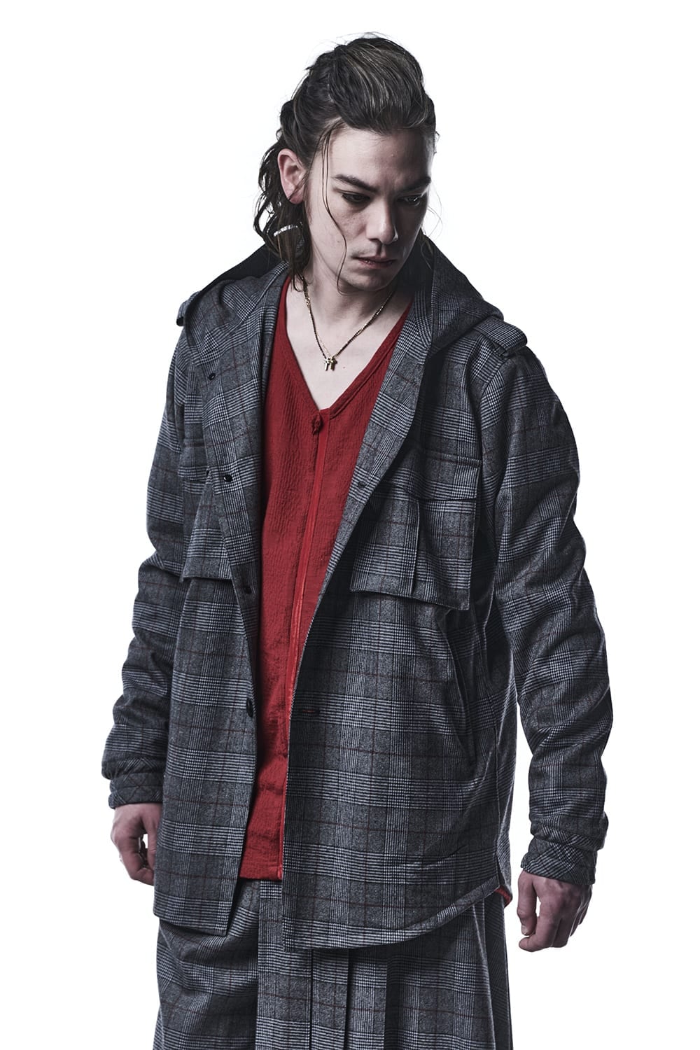 Gren Check Parachute Blouson