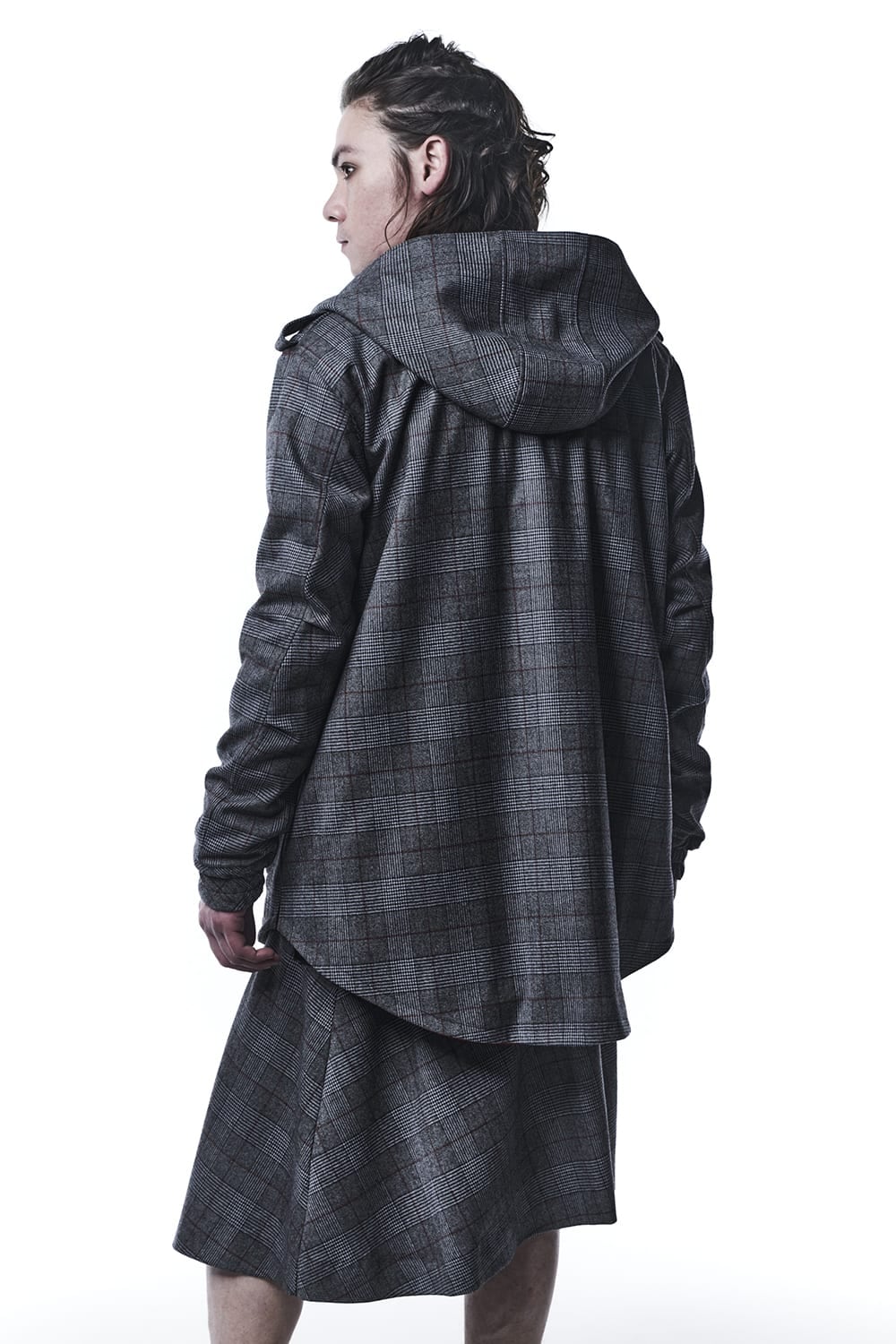 Gren Check Parachute Blouson