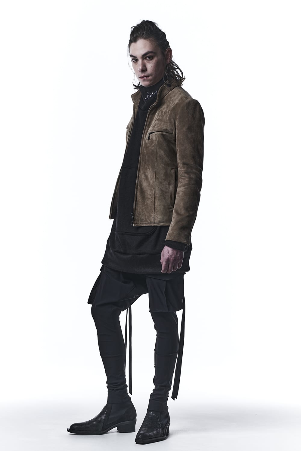 Goat Suede Single Riders Jacket