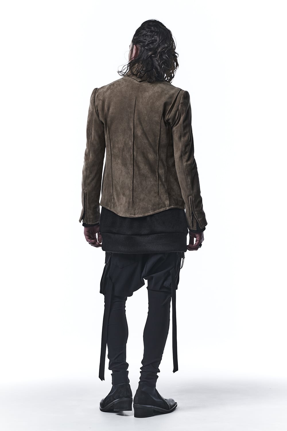 Goat Suede Single Riders Jacket