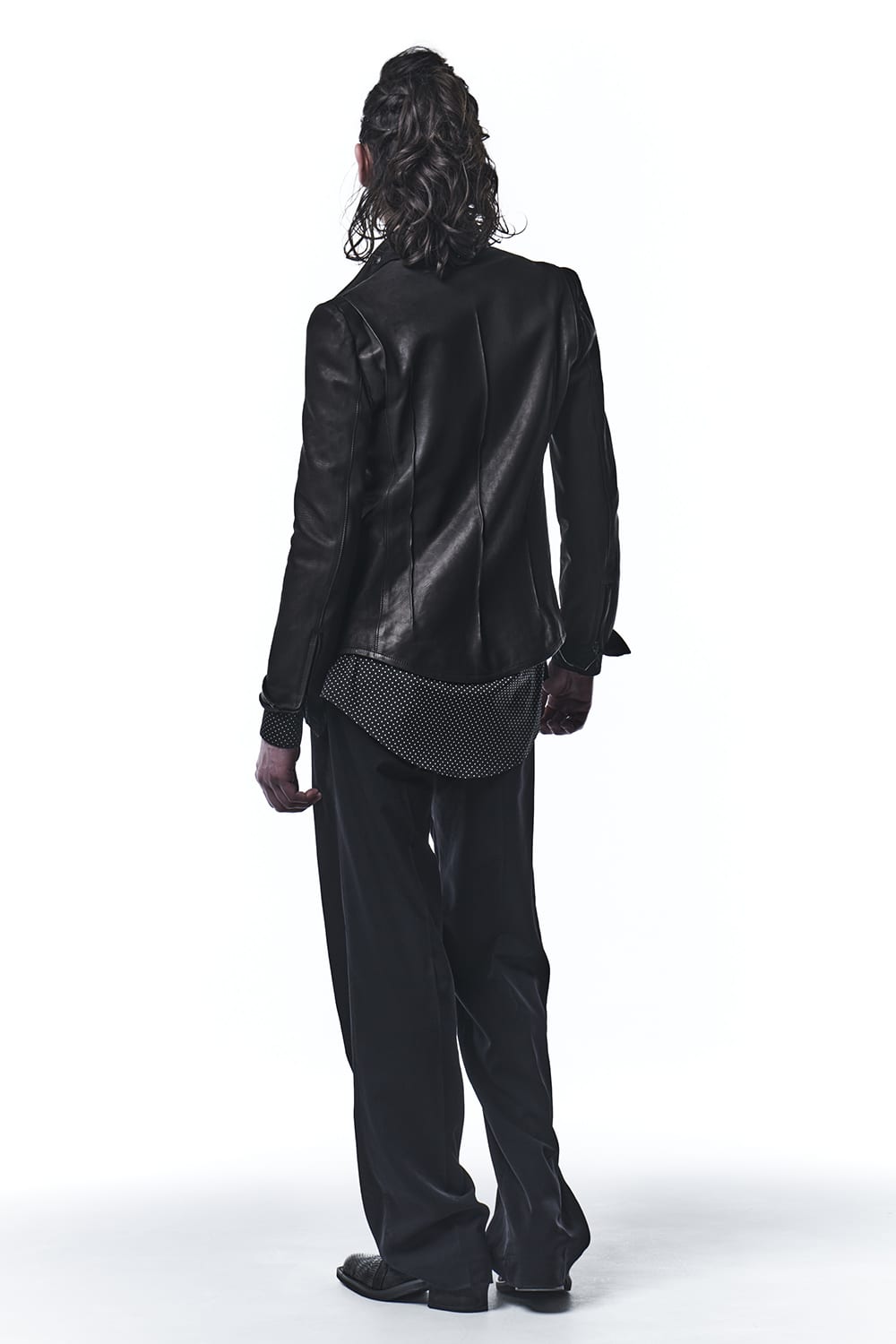 Calf Leather Single Riders Jacket