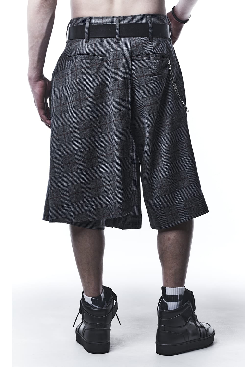 Gren Check Skirt Slacks