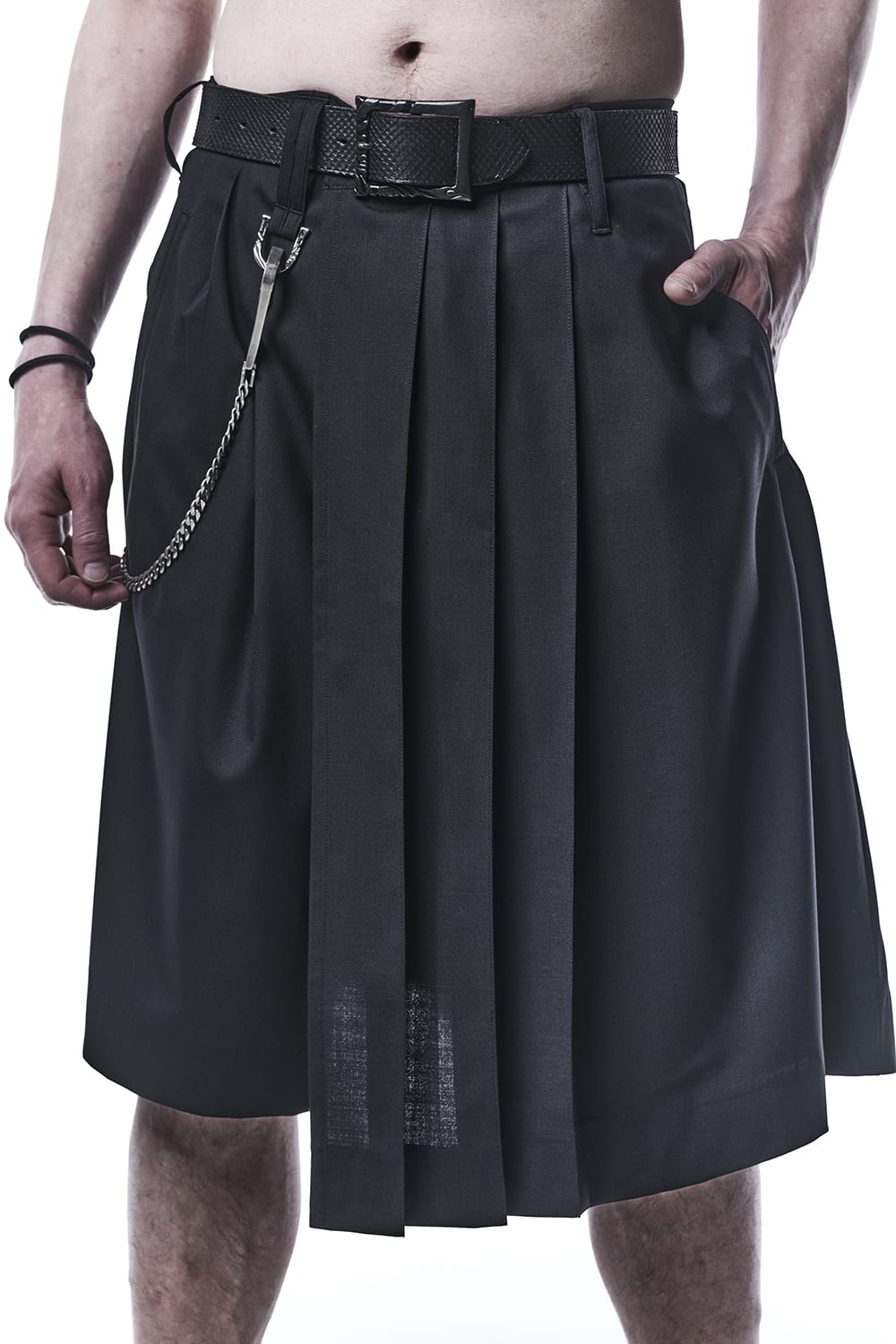 プリーツ スカートパンツ