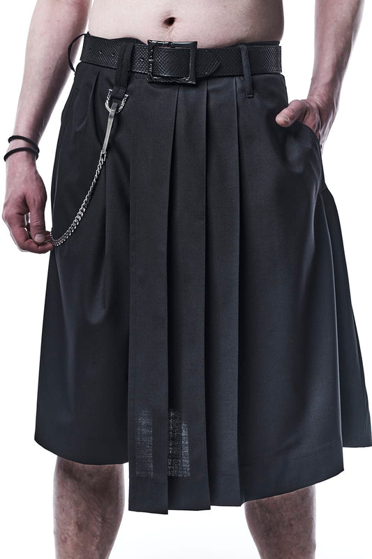 プリーツ スカートパンツ