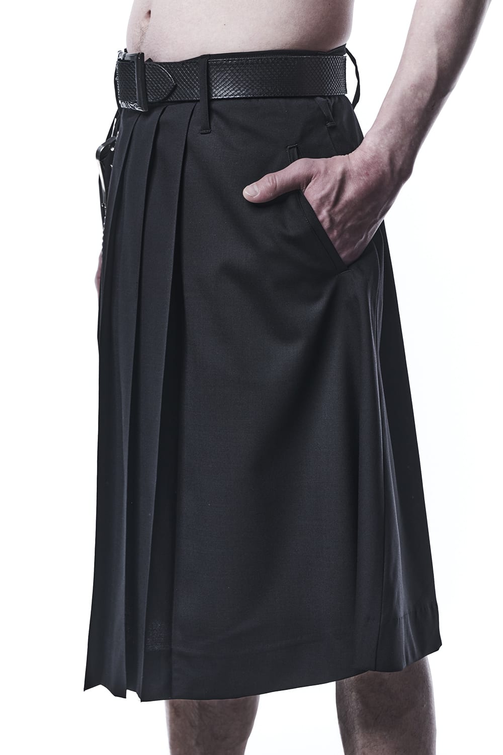 プリーツ スカートパンツ