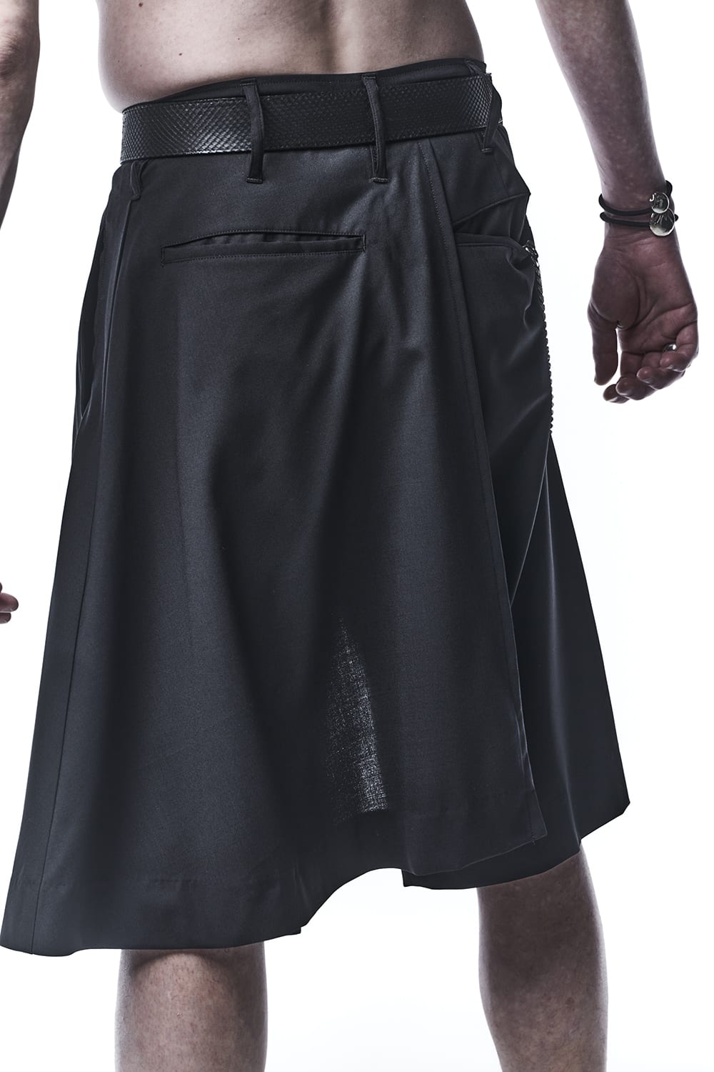 プリーツ スカートパンツ