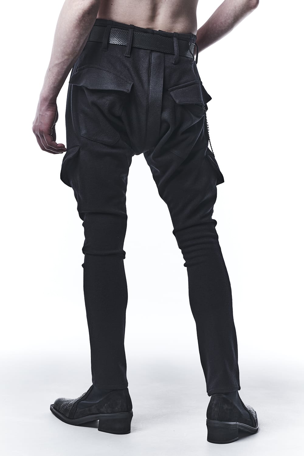 Punch Roma Jersey Saruel Bondage Pants Black