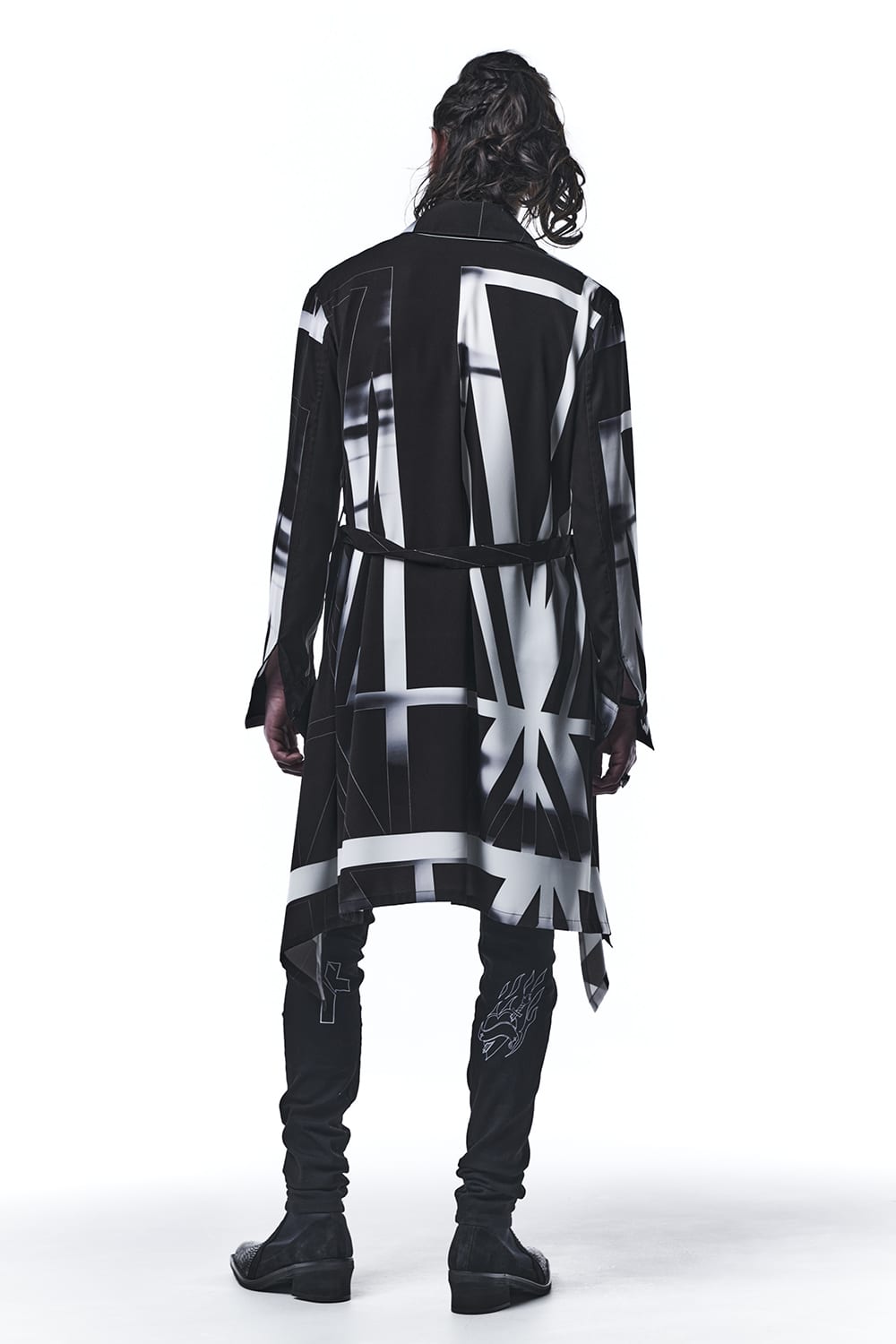 Curve Denim Pants With Embroidery