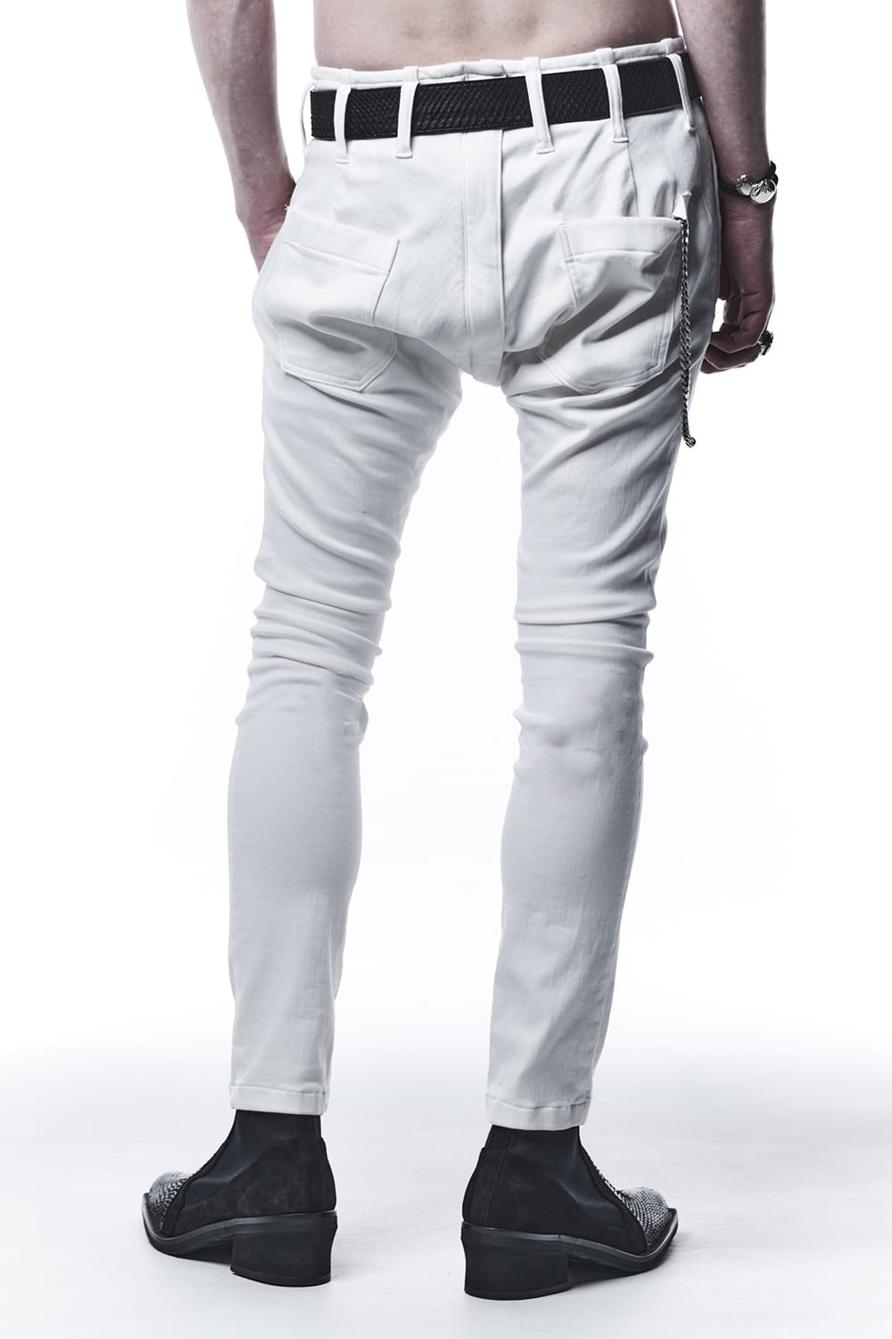 Saruel Bondage Denim Pants No Embroidery