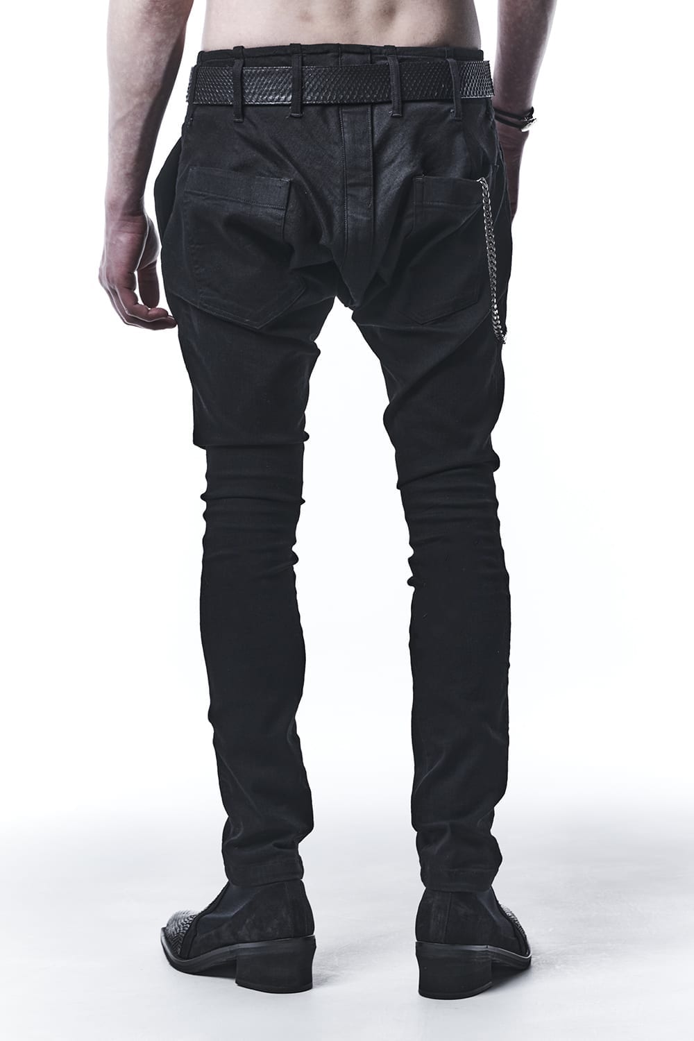 Saruel Bondage Denim Pants No Embroidery