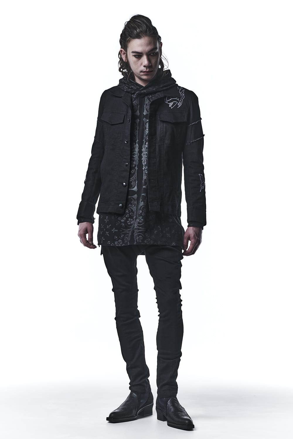 Saruel Bondage Denim Pants No Embroidery