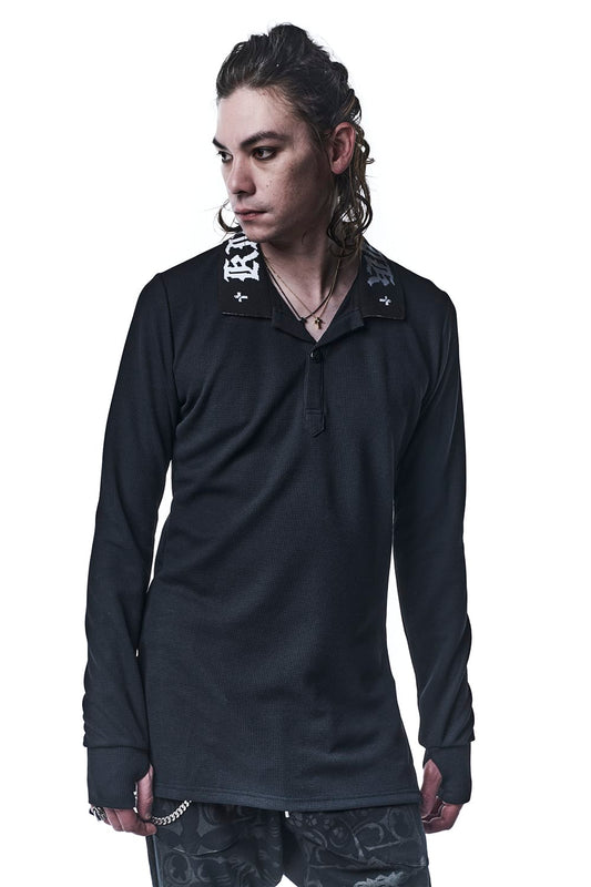 Polo Long Sleeves T-shirts Black