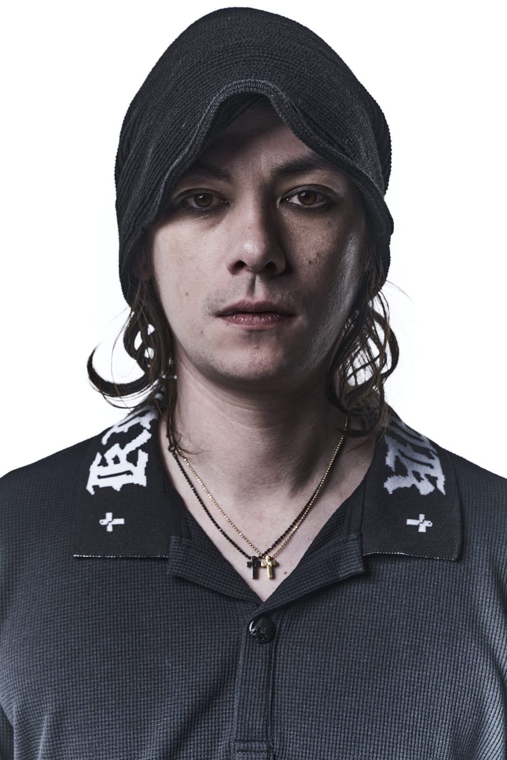 ポロ ロングスリーブTシャツ ブラック