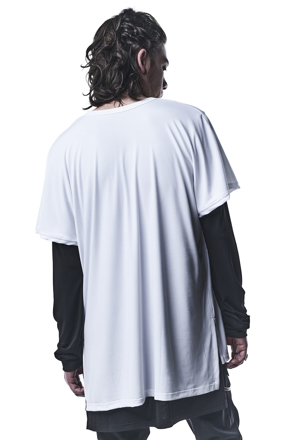 Layerd Long Sleeves T-Shirts White & Black