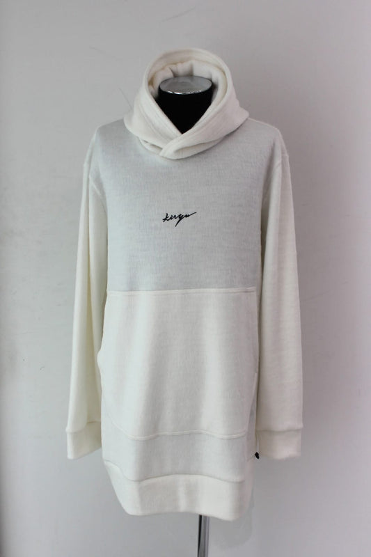 シャギー フーディー ホワイト