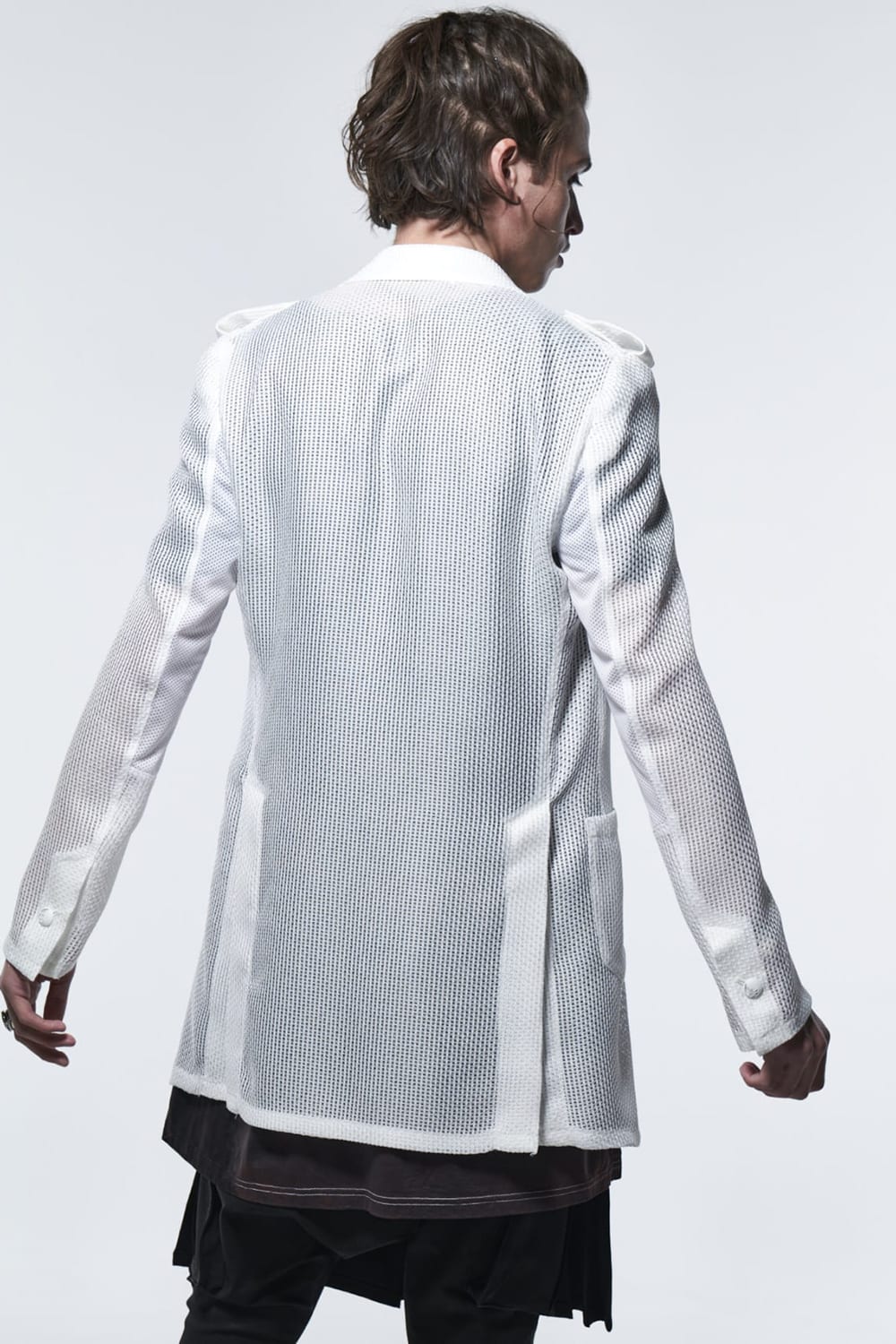 Uncon Peacked Jacket White