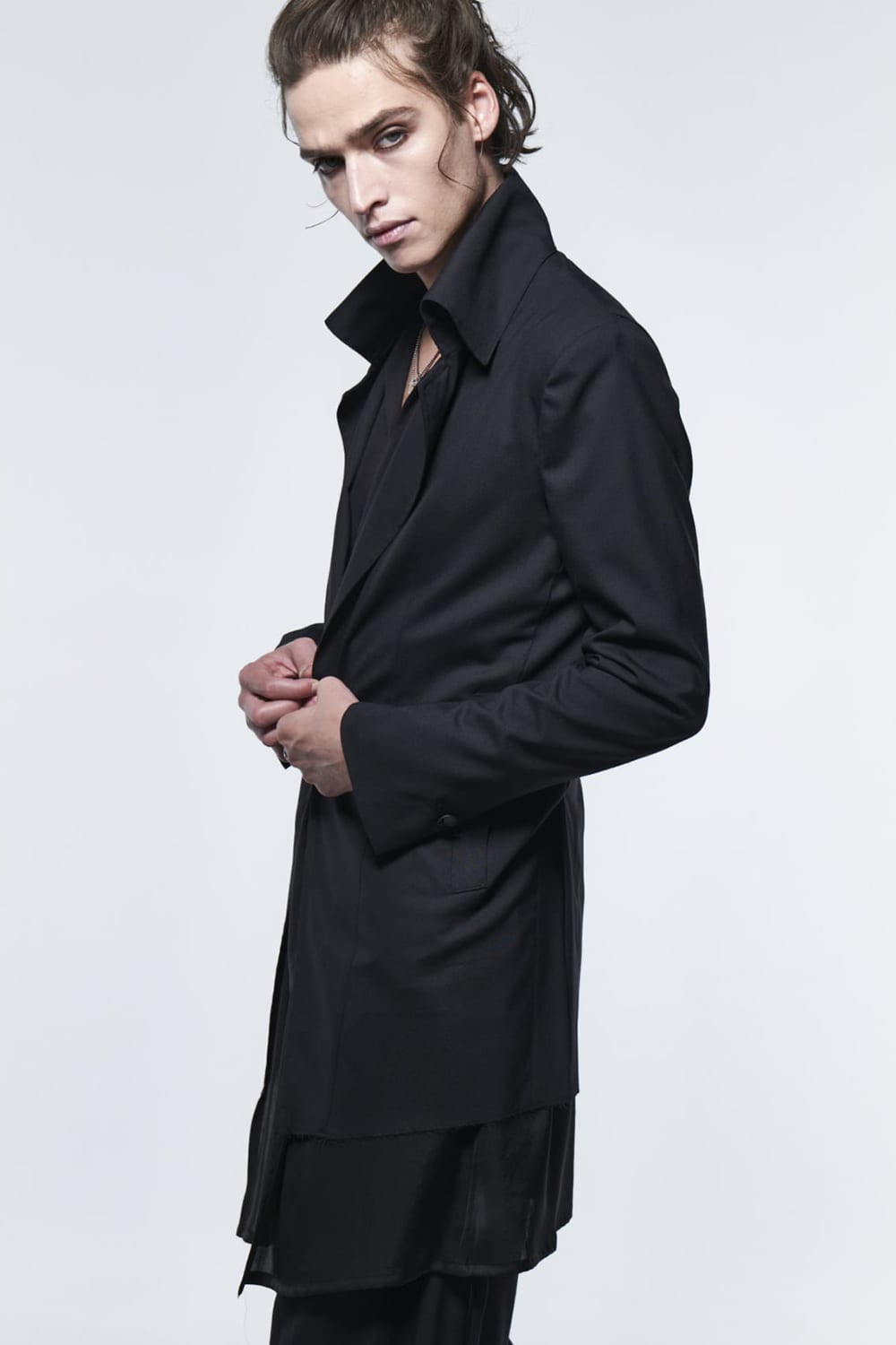 Flare Single Napoleon Jacket Black