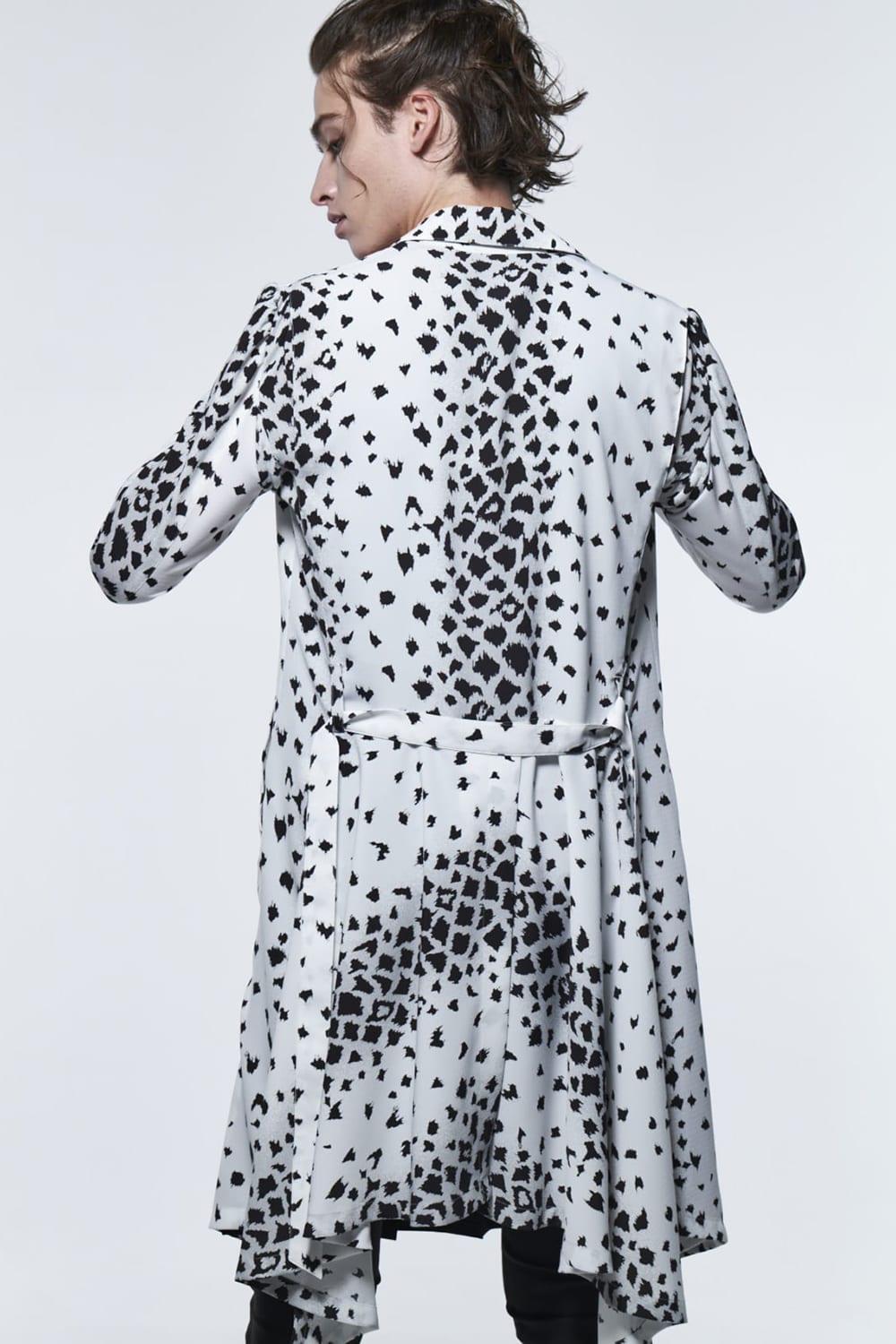 Flare Jacket White Leopard