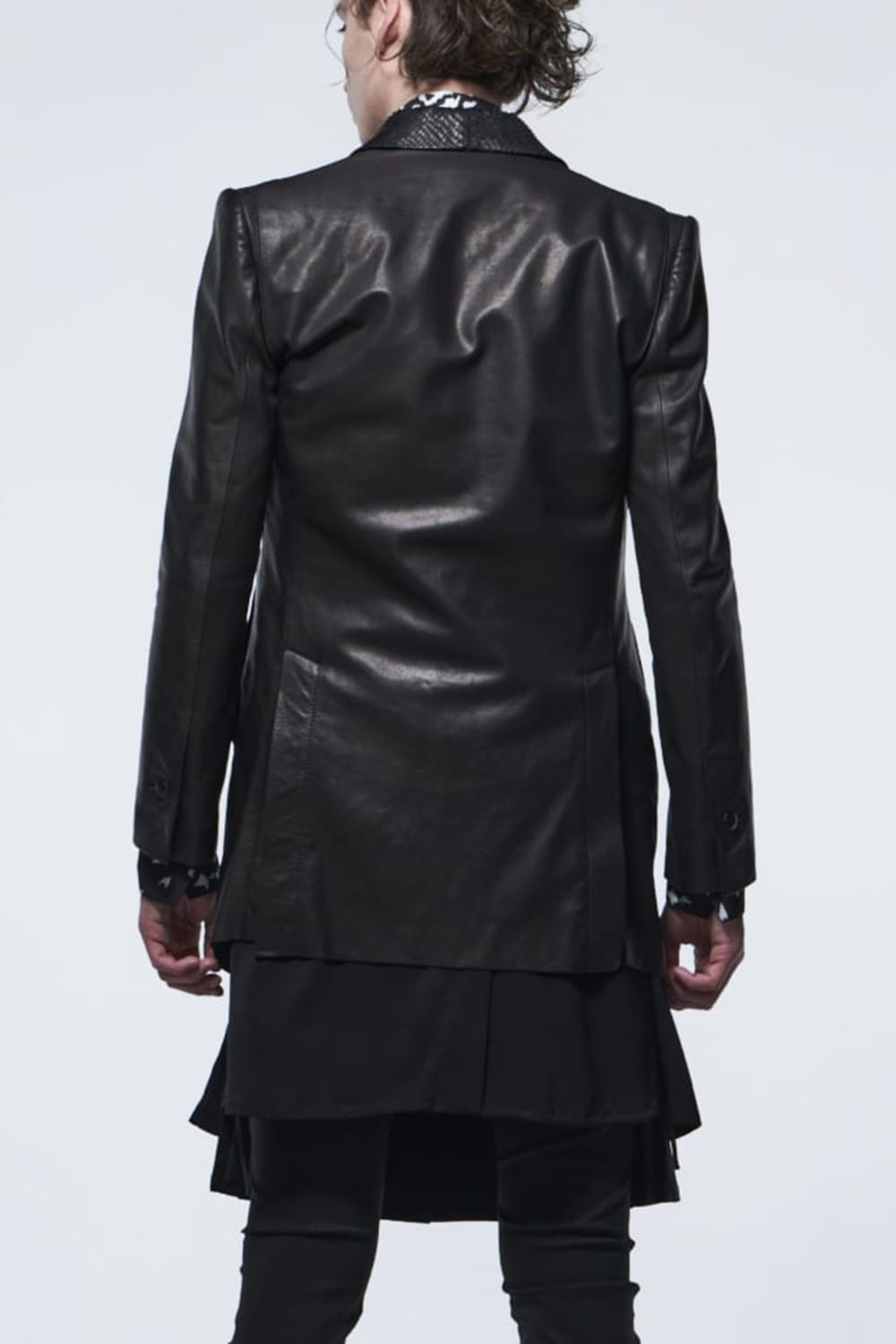 レイヤード レザージャケット