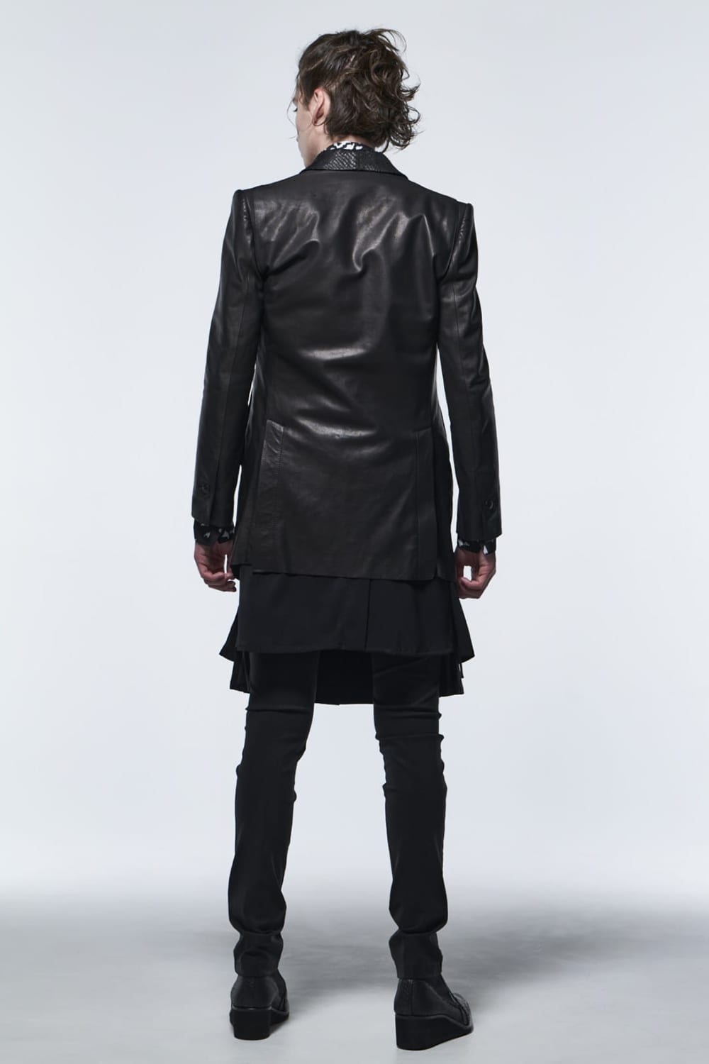 レイヤード レザージャケット