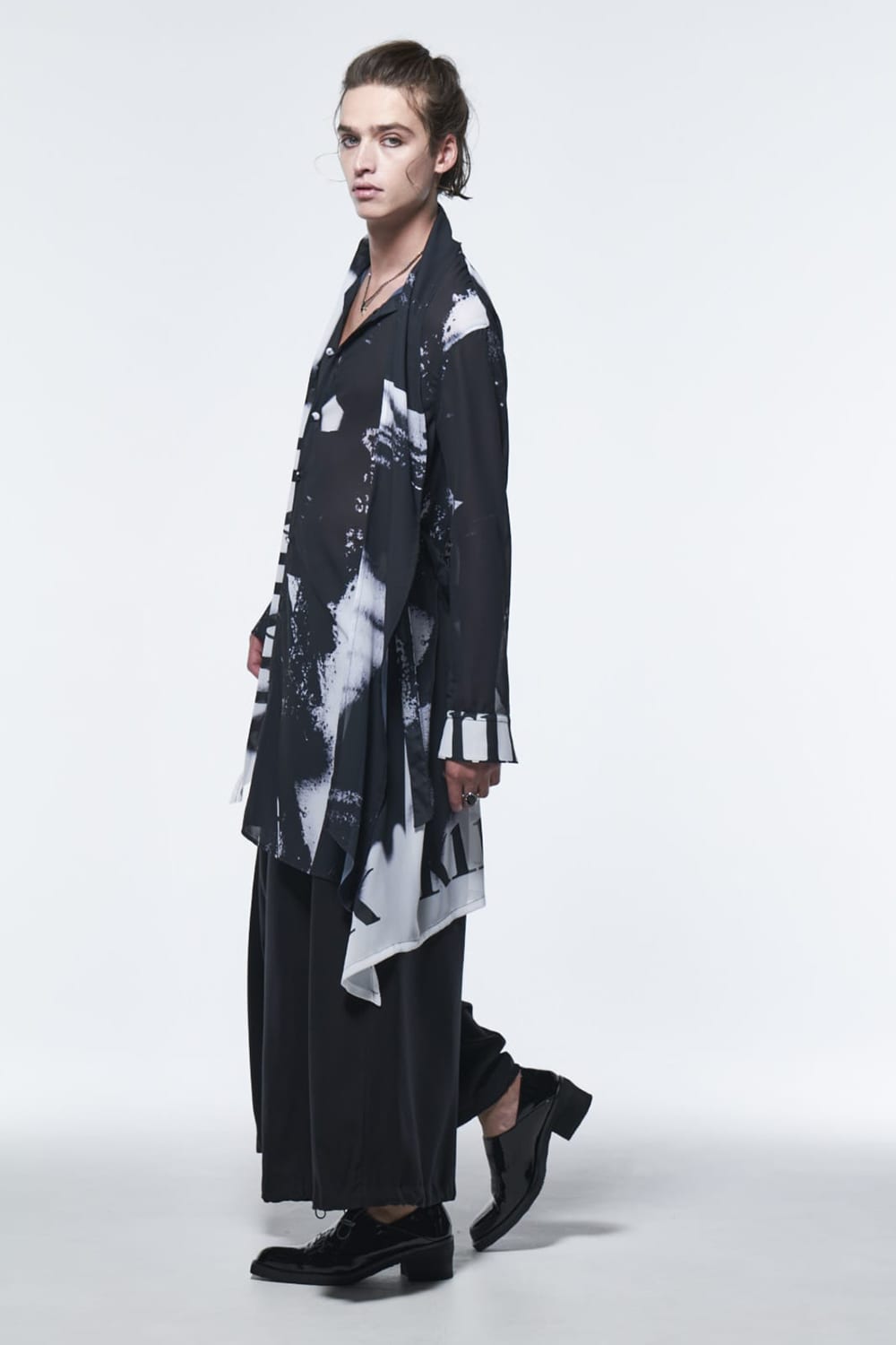 Sharring Wide Tuck Slacks