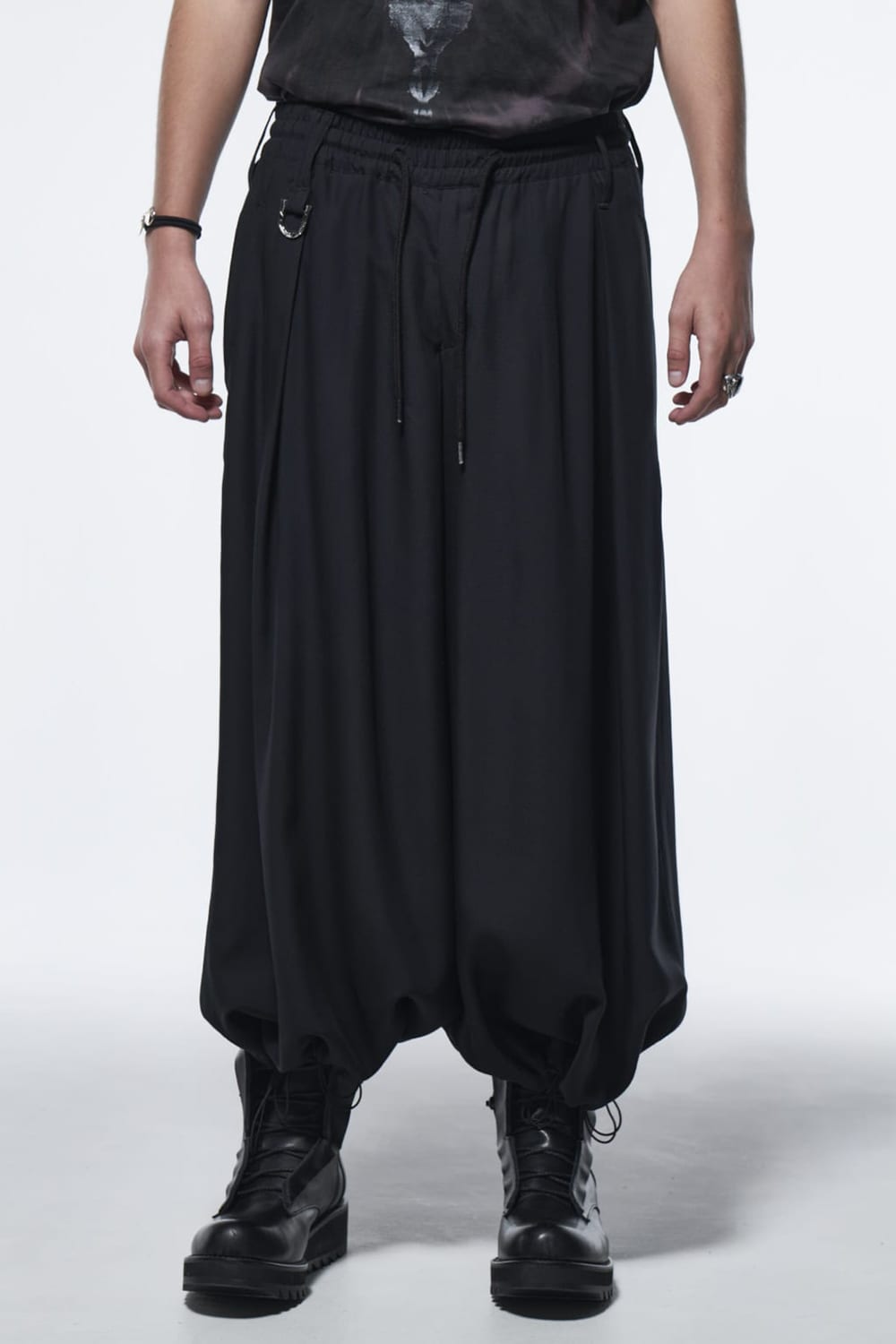 Sharring Wide Tuck Slacks