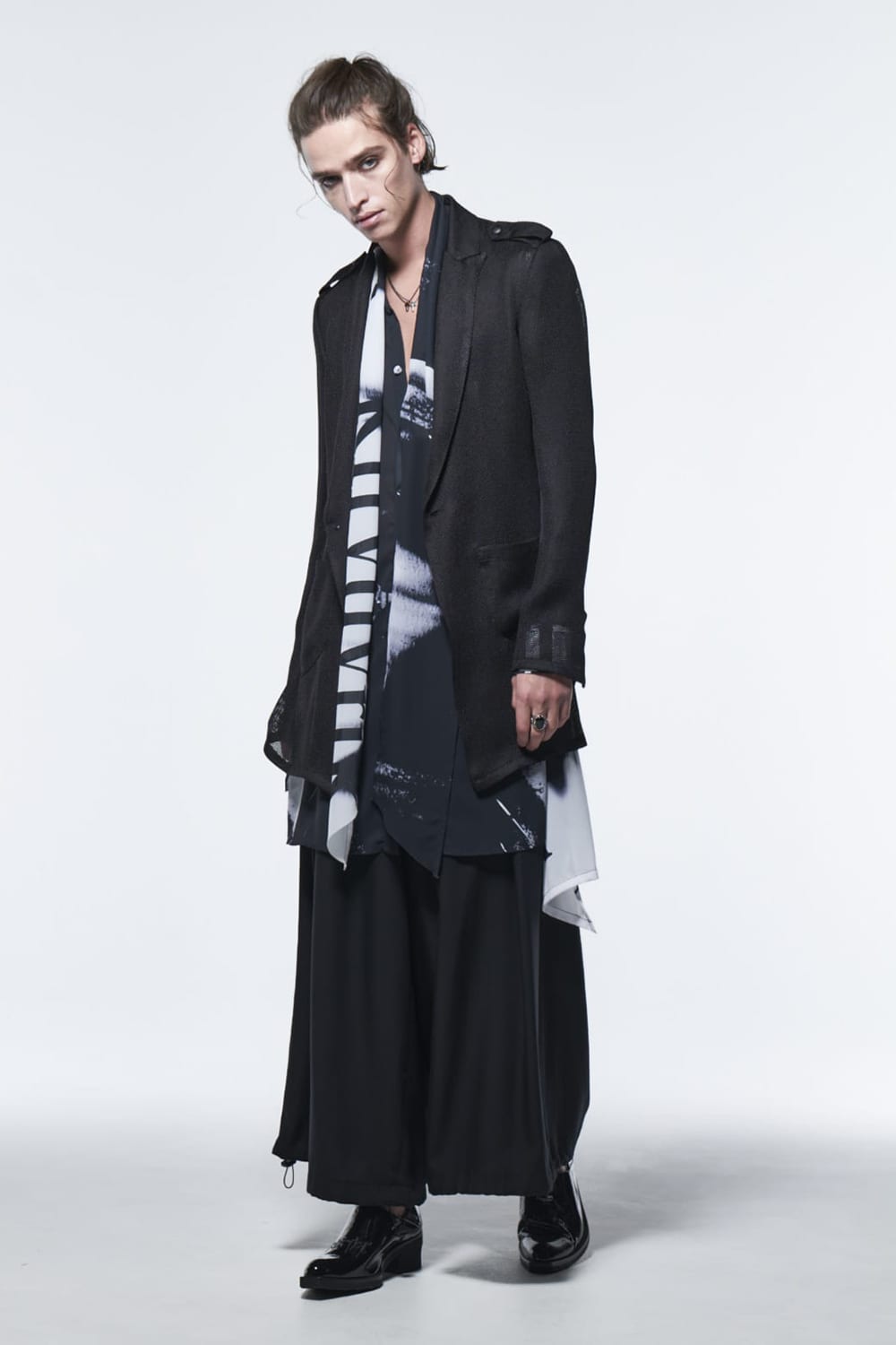 Sharring Wide Tuck Slacks