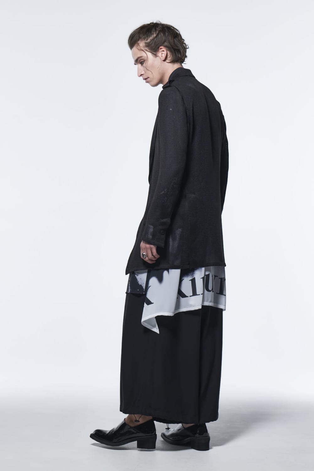 Sharring Wide Tuck Slacks