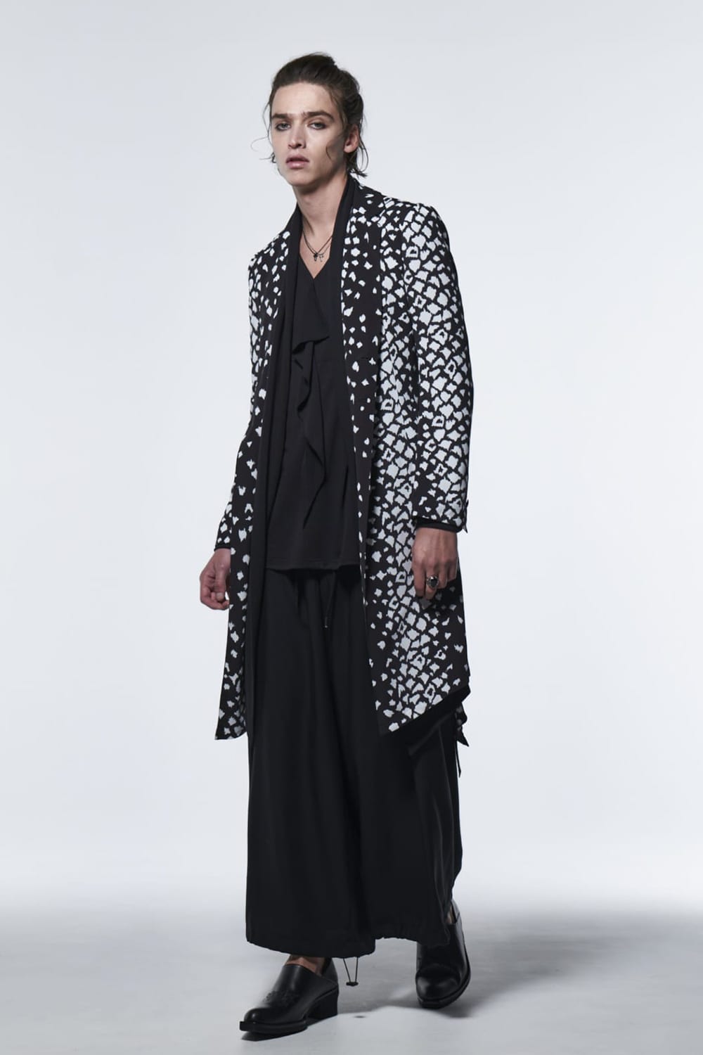 Sharring Wide Tuck Slacks