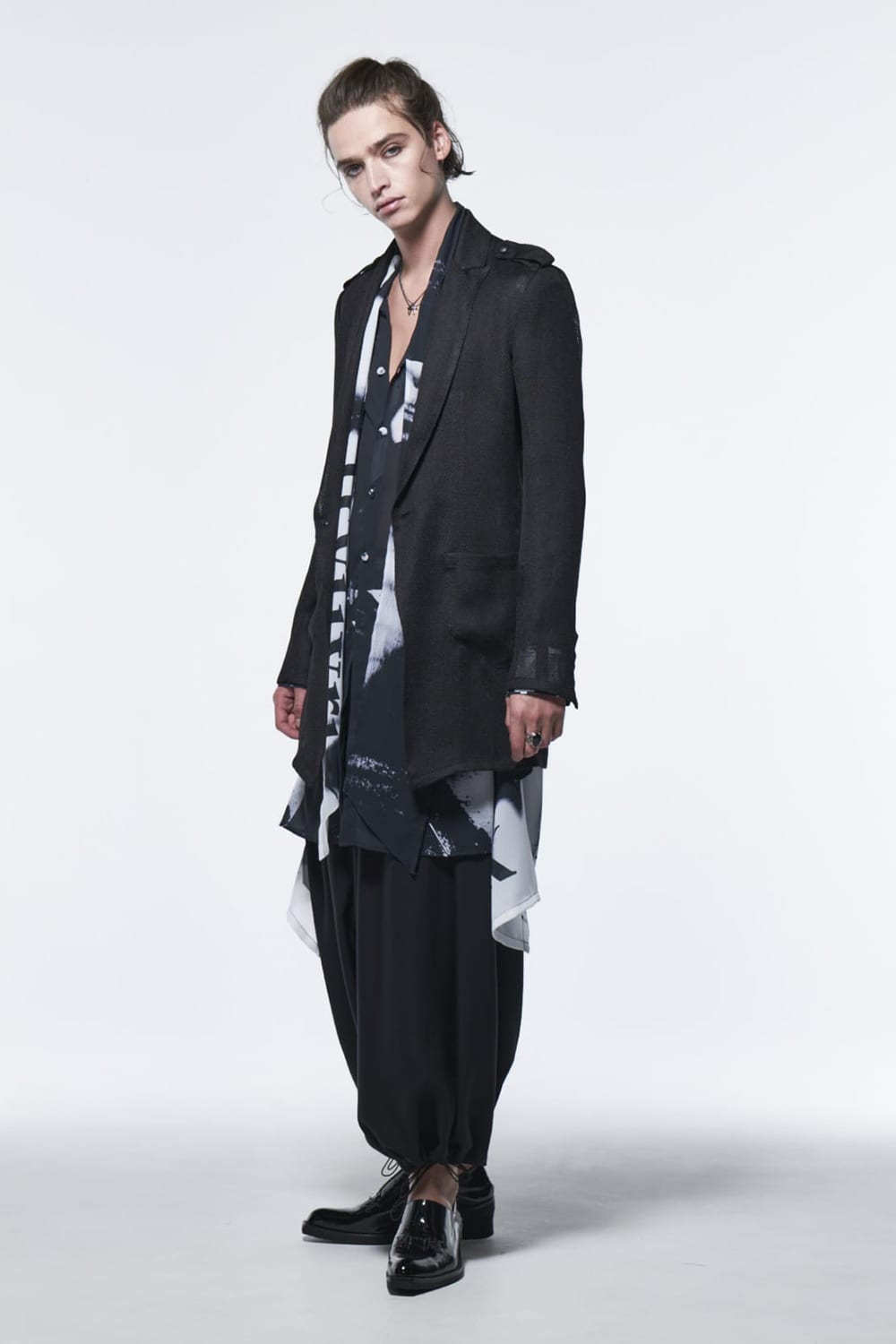 Sharring Wide Tuck Slacks