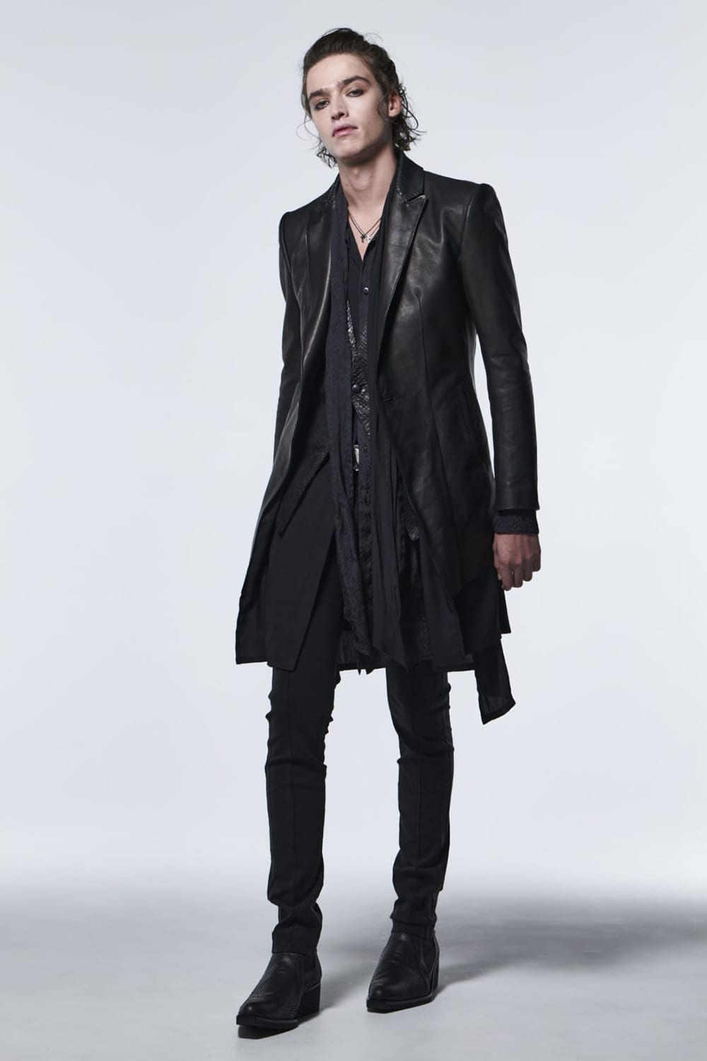 Python Side Gore Heel Boots