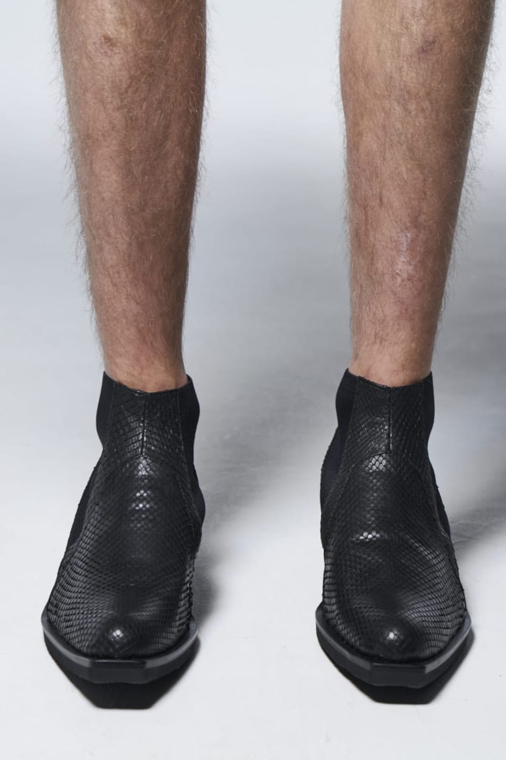 Python Side Gore Heel Boots