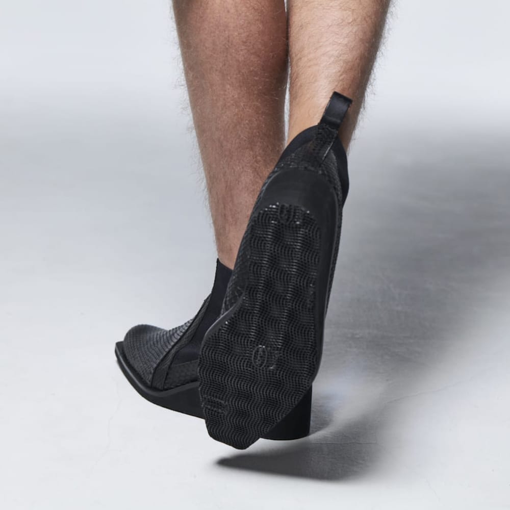 Python Side Gore Heel Boots