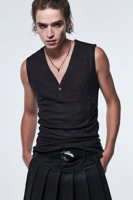 Henry Tank Top Black