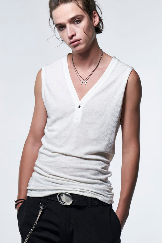 Henry Tank Top White