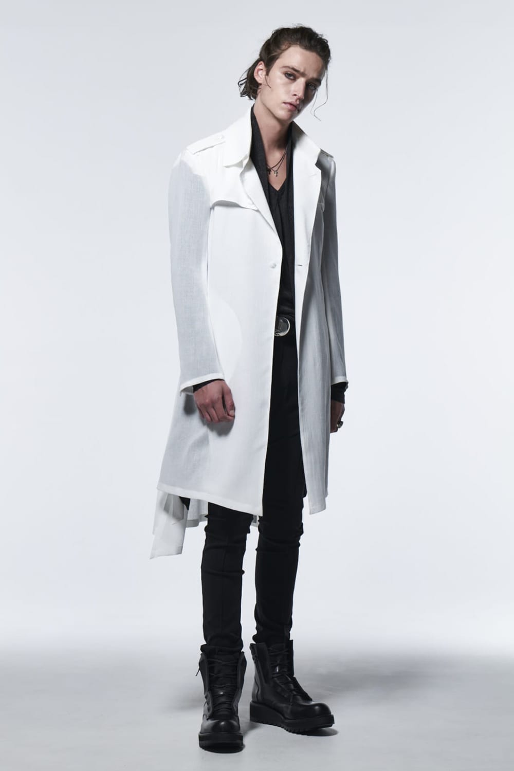 フレア ショールカーディガン ブラック