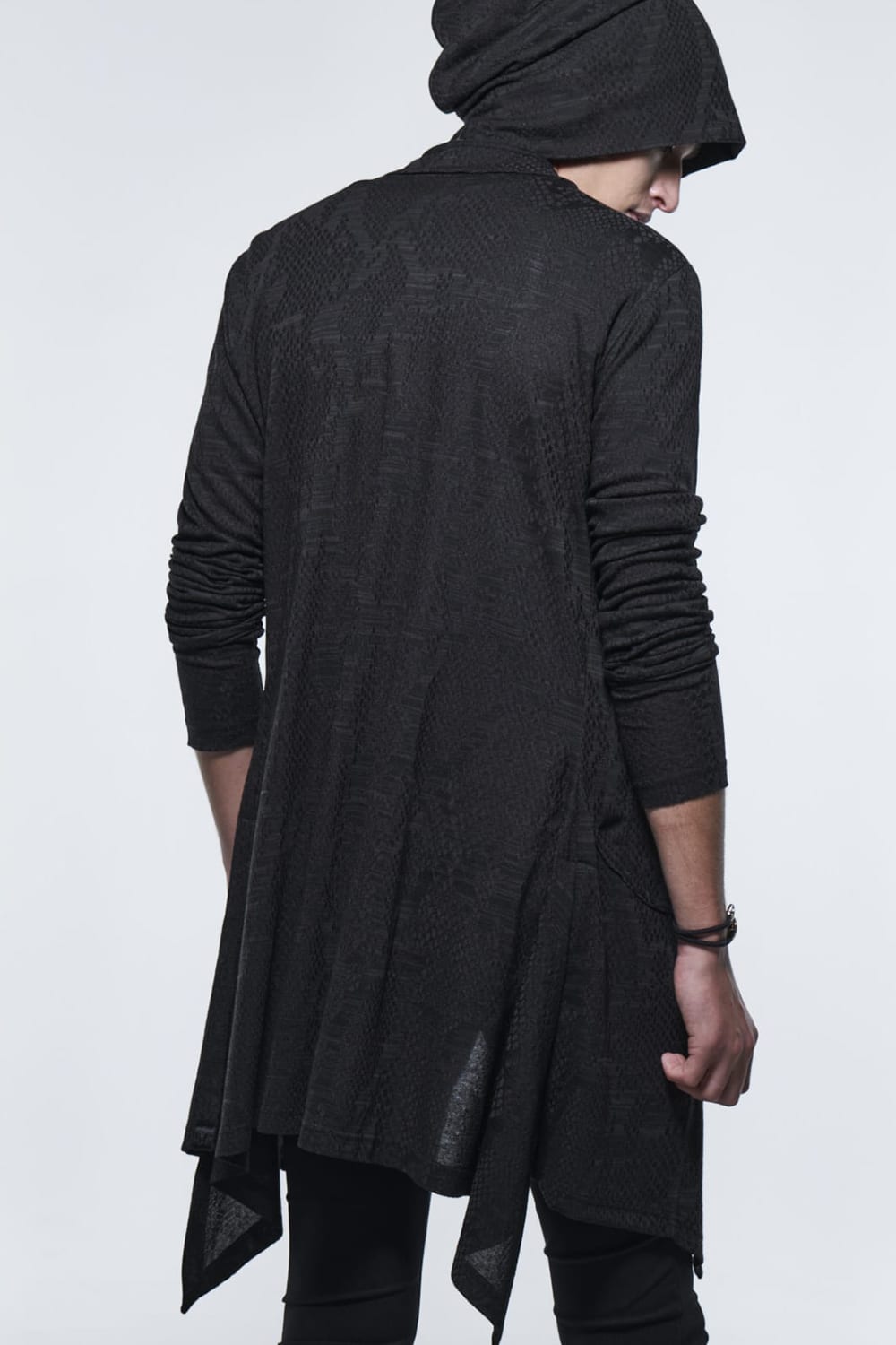 フレア ショールカーディガン ブラック