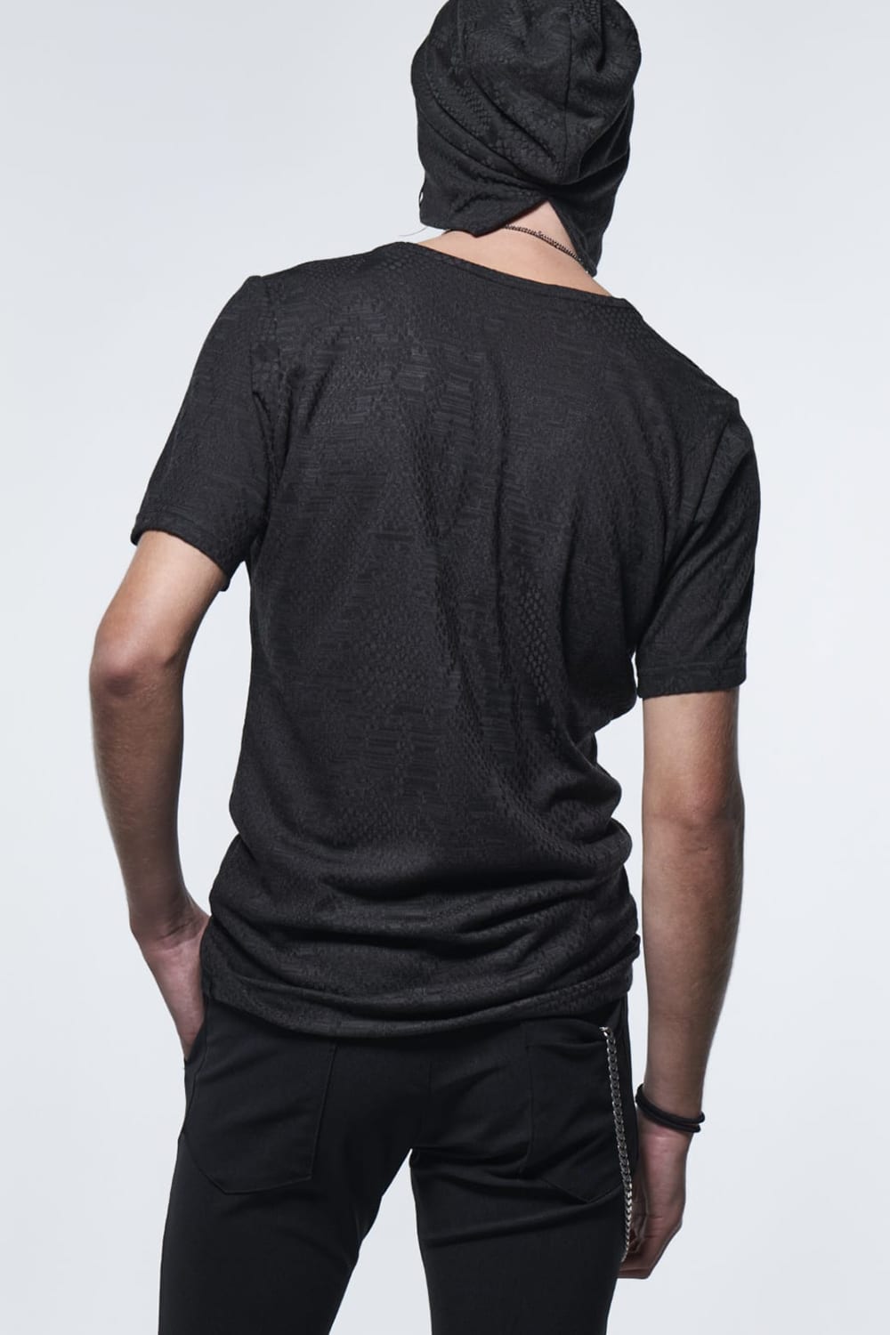 Frill T-Shirt Black