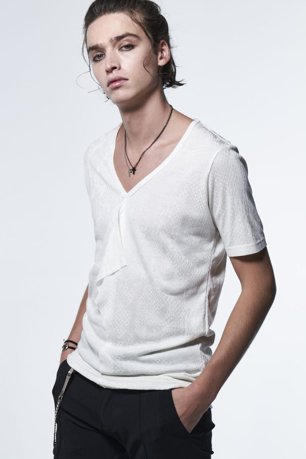 フリルTシャツ ホワイト