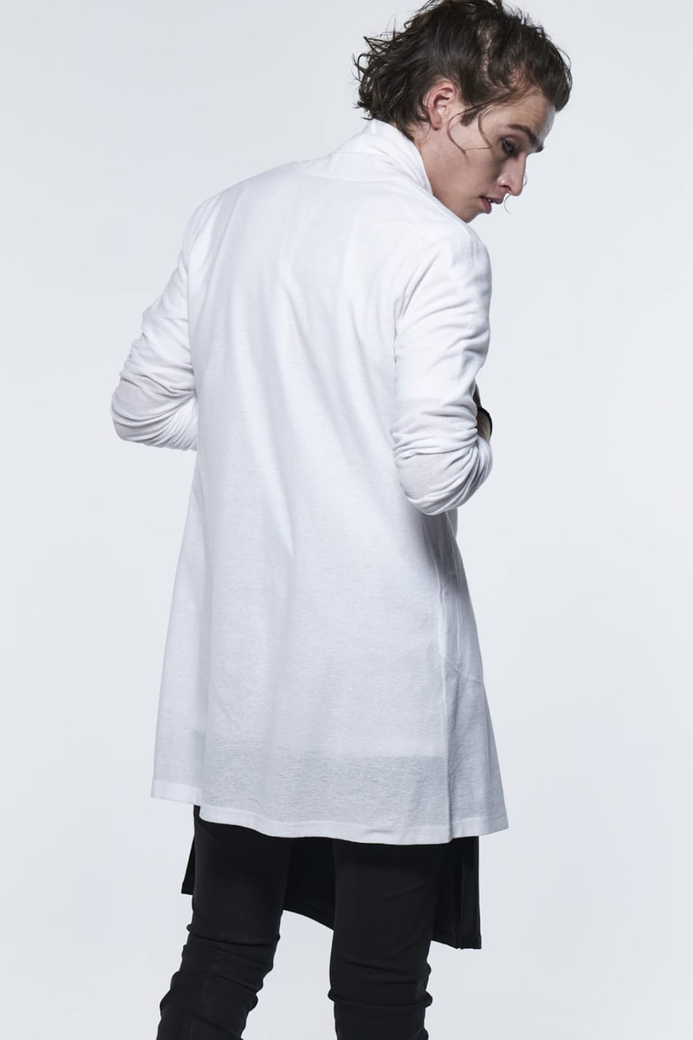 Shawl Cardigan White