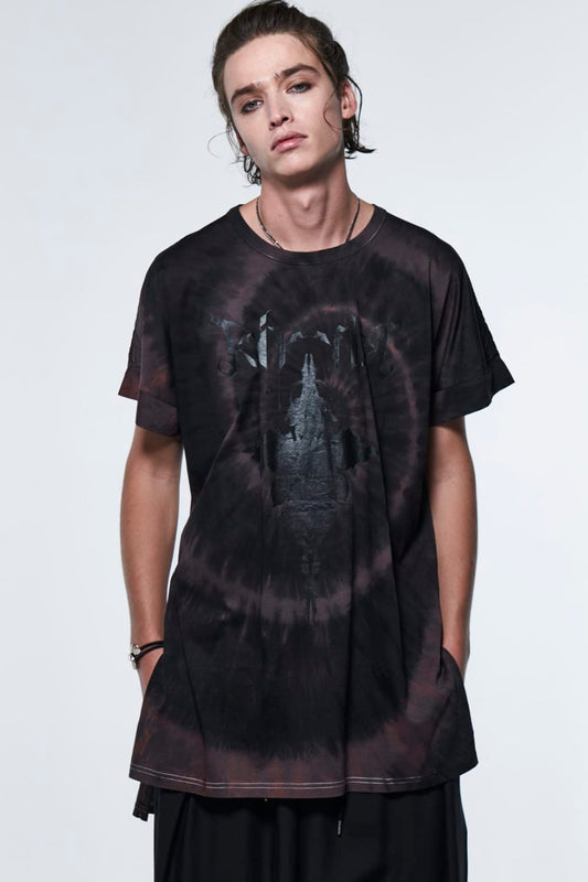 Dolman Sleeve T-Shirt Black & Gray