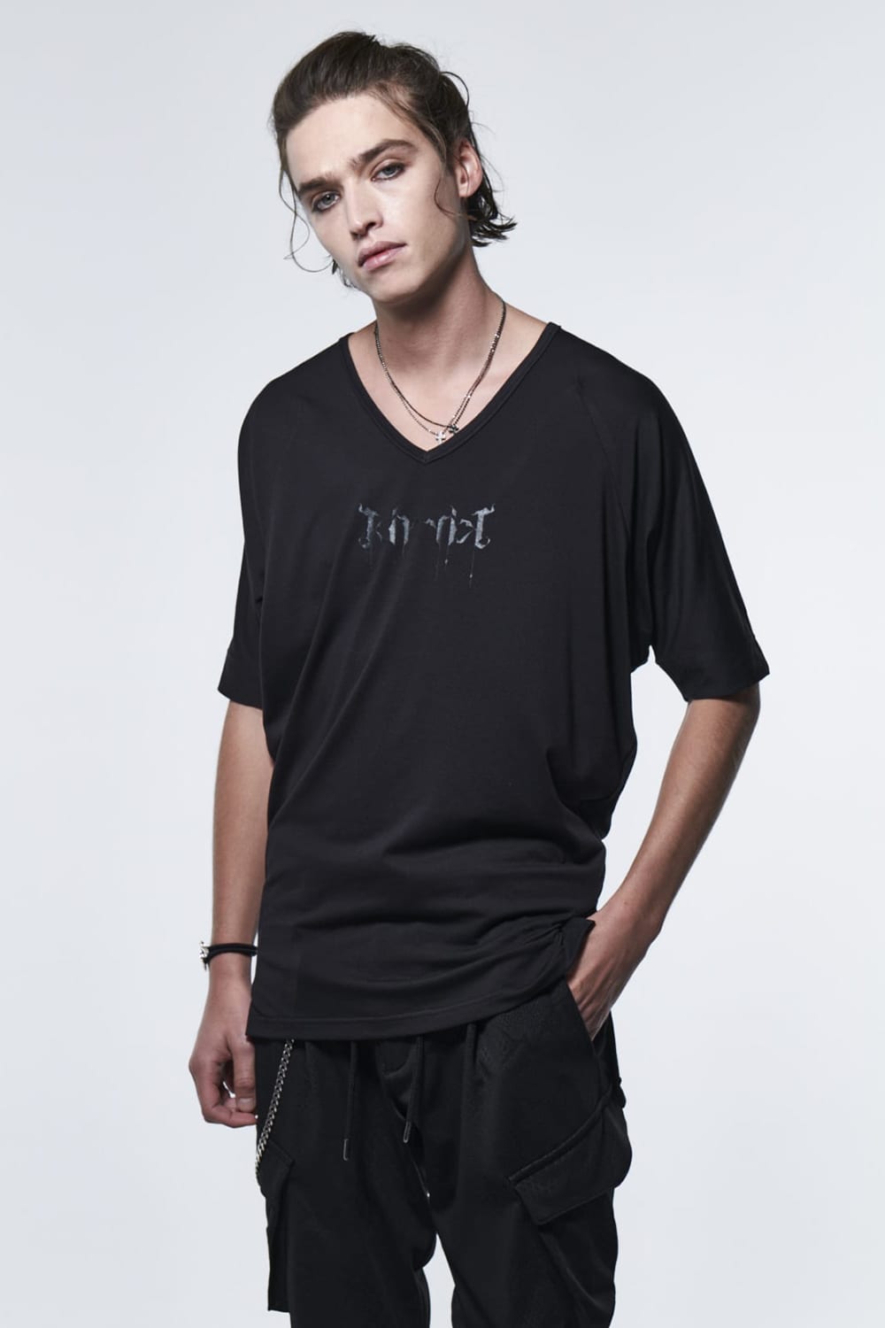Kimono Sleeve T-Shirt Black