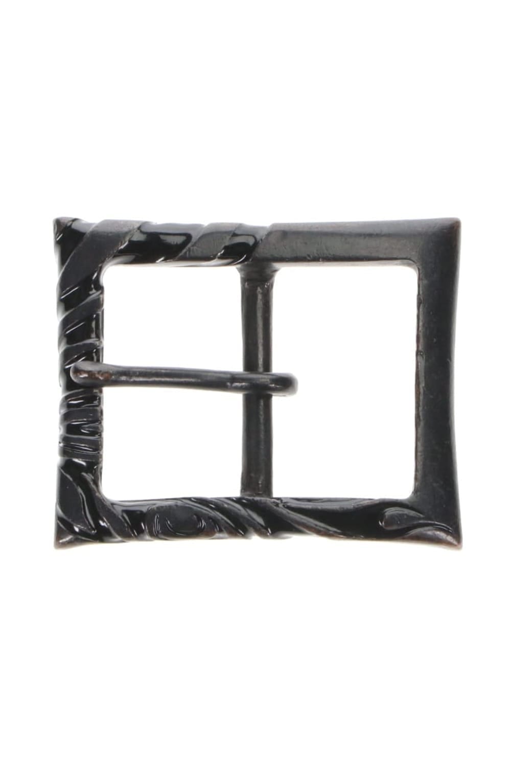 ピン バックル ブラック × ブラック